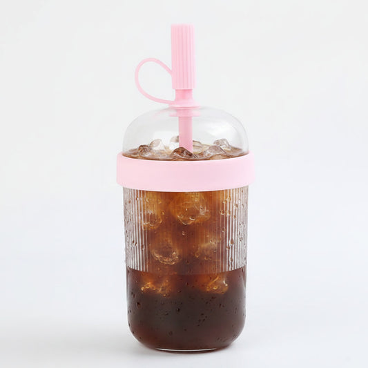 Tumbler Rose Paille 540ml — Aesthetic | Lumaya