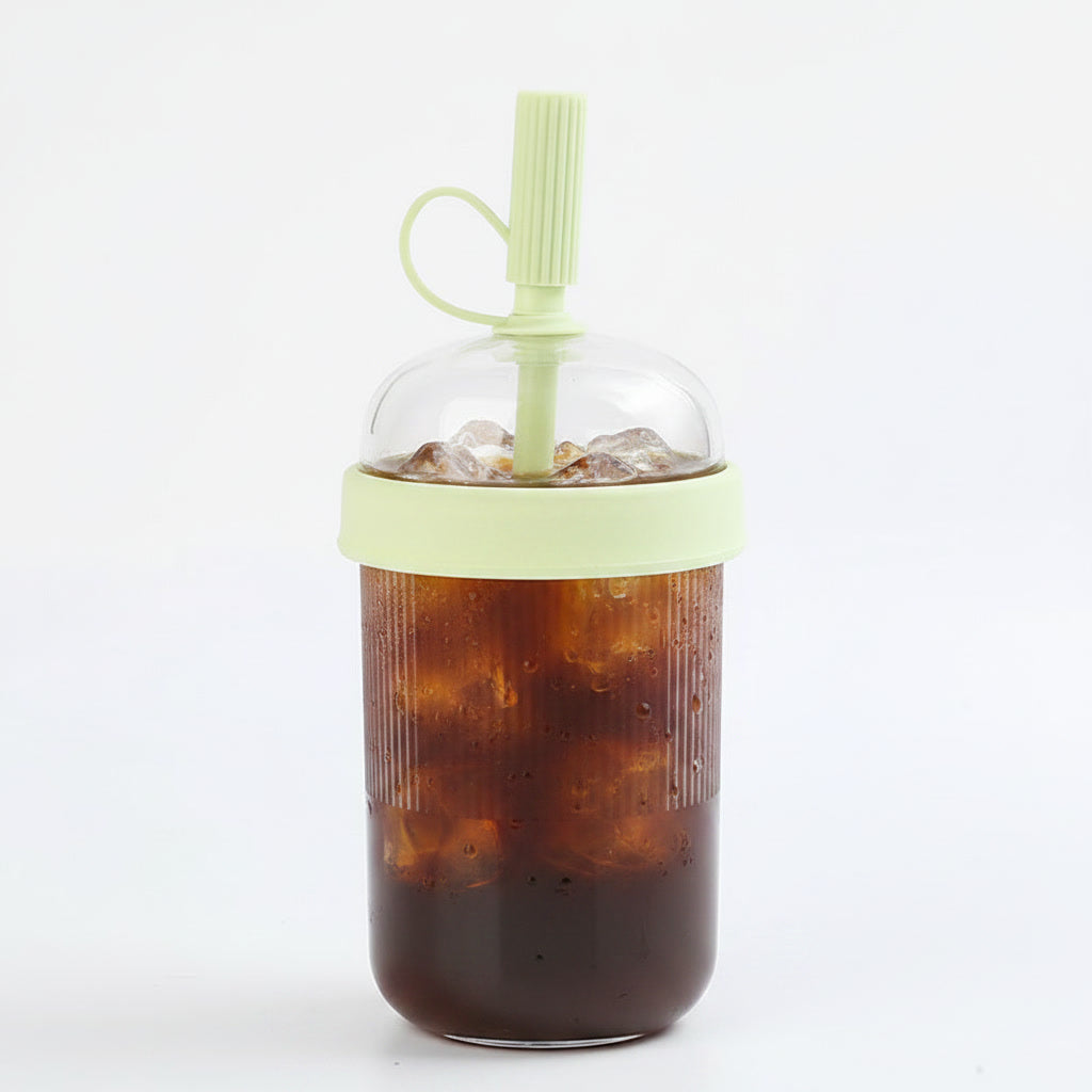 Tumbler Rose Paille 540ml — Aesthetic | Lumaya